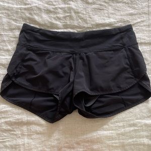Lululemon black athletic shorts size 4